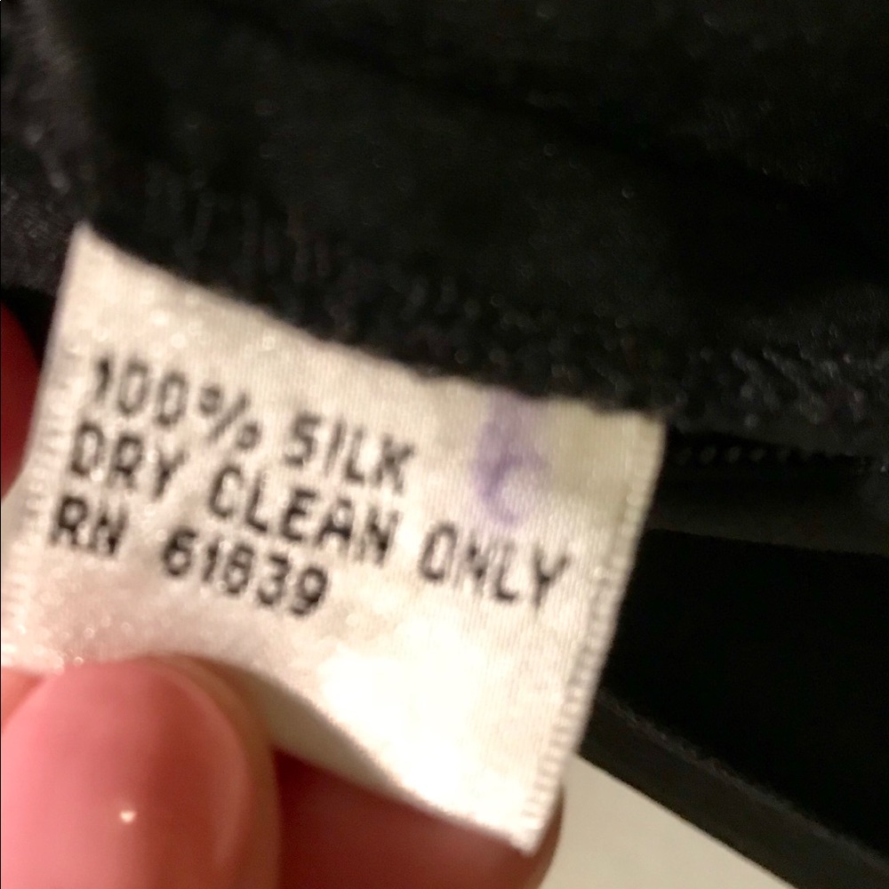 Fine Feathers black silk goddess gown size 4 - Picture 4 of 9